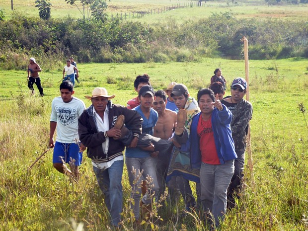 PF diz que usou arma letal após recepção hostil em fazenda em MS