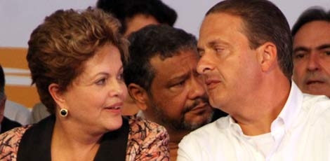 Clima mais ameno entre Dilma e Eduardo em nova passagem por PE