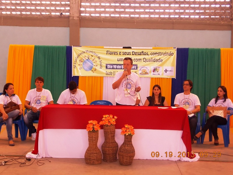 Prefeitura de Flores realizou a IV Conferência Municipal de Saúde