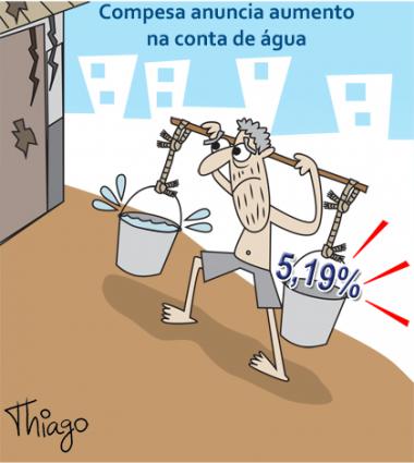 Vem ai mais um aumento na conta de água dos pernambucanos