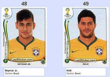 Site vaza figurinhas oficiais da Copa 2014