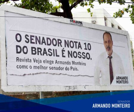 TRE não vê ilegalidade nos outdoors de Armando Monteiro