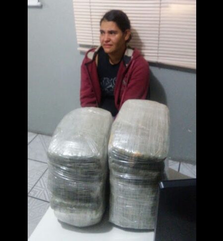 Mulher é presa com 25 kg de maconha em Arcoverde, no Sertão de PE