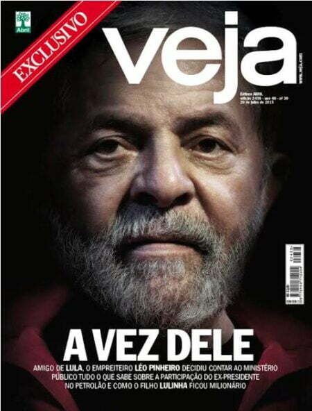 Lula entra com ação judicial contra revista Veja