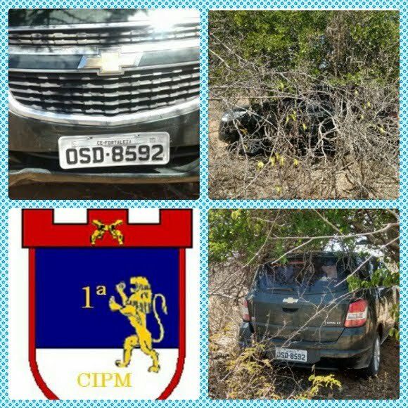 Policiais Militares da 1ª CIPM recuperam veículo roubado em Ibó