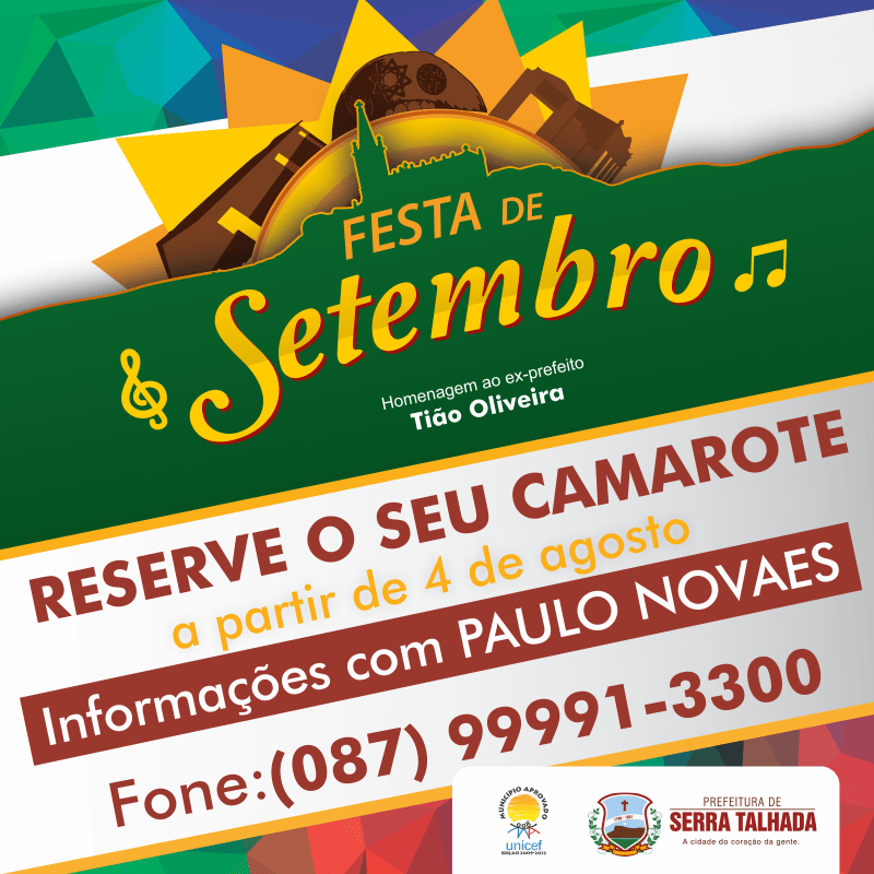 Prefeitura de ST já aceita reserva de camarotes para Festa de Setembro