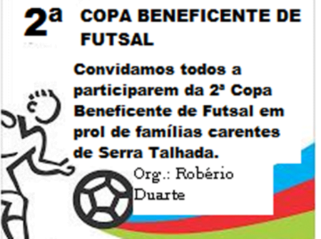 Professores de Edu. Física promovem a II Copa beneficente de Futsal em ST