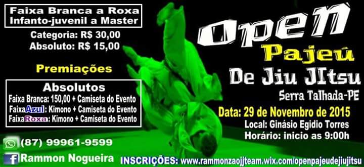 Academia Corpo e Mente realiza o 1° Open Pajeú de jiu-jitsu em Serra Talhada