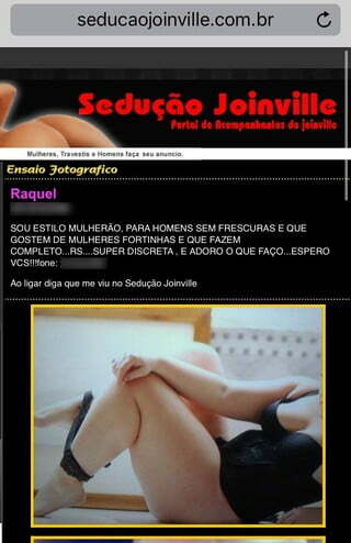 Fotos de Miss Plus Size Aline Zattar vão parar em site de prostituição