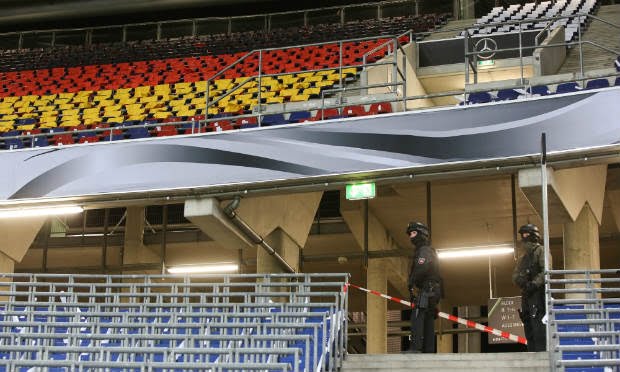Após estádio ser evacuado, jogo Alemanha x Holanda é cancelado em Hannover