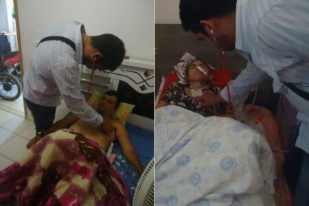 Médico cubano realiza visitas domiciliares no bairro Vila bela em ST