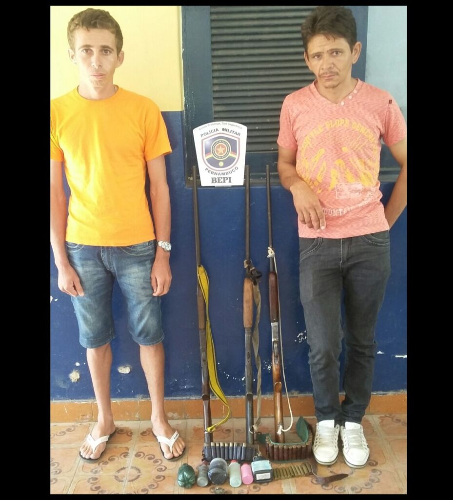 BEPI apreende armas de fogo na zona rural de Serrita