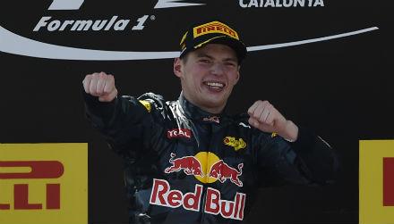 Max Verstappen (Red Bull), de 18 anos, vence o GP da Espanha de F1