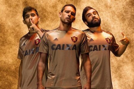 À venda a partir desta segunda, Sport estreia padrão dourado diante do Santa Cruz na Série A