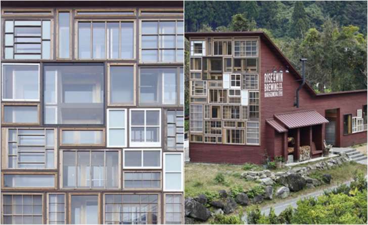 Arquiteto japonês constrói casa apenas com materiais descartados