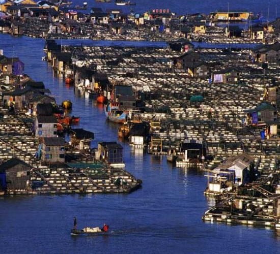 Conheça Sandu’ao, uma exótica aldeia flutuante localizada na China