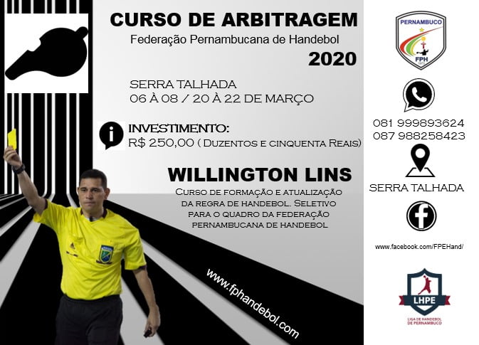 ST receberá curso de formação de árbitros