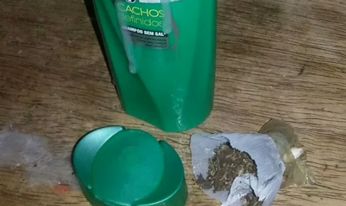 Cadeia de ST: PM encontra maconha em condicionador capilar