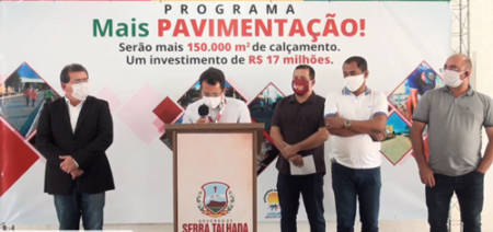 Programa Mais Pavimentação é lançado em Serra Talhada