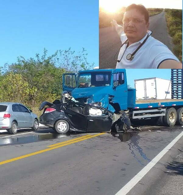Grave acidente deixa médico morto na BR-232, próximo à Serra Talhada