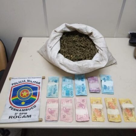 Homem é preso por tráfico de drogas na cidade de Salgueiro