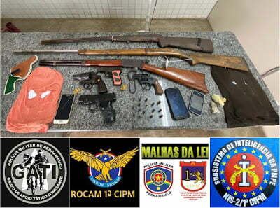 PM prende suspeitos de assaltos na PE-360 no Sertão Pernambucano