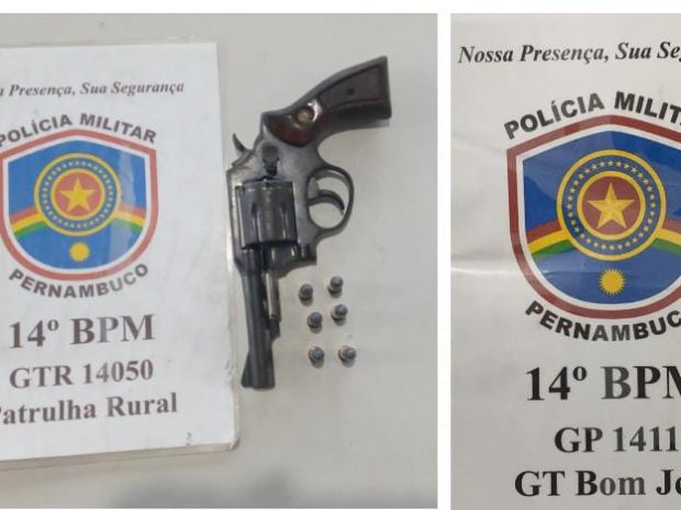 Homem é preso com arma e munições em Serra Talhada