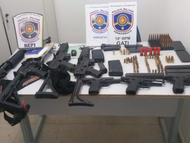 Após troca de tiros, homem é preso com armas pesadas e Pernambuco