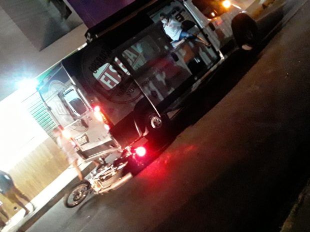 Homem perde controle e atinge veículo da Operação Lei Seca em ST