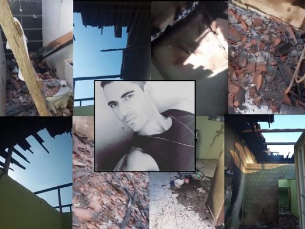 Jovem vítima de incêndio criminoso pede ajuda em Quixaba