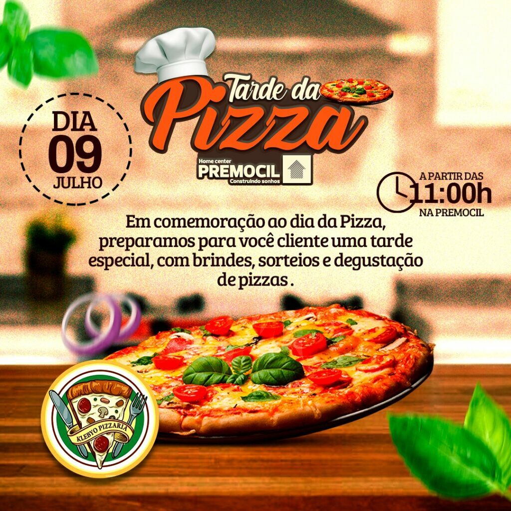 Premocil e Klebyo Pizzaria realizam a Tarde da Pizza em ST