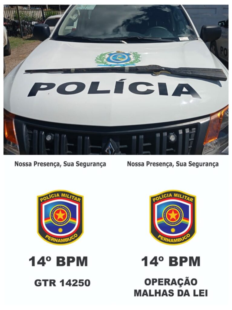 Espingarda apreendida pela PM na zona rural de ST