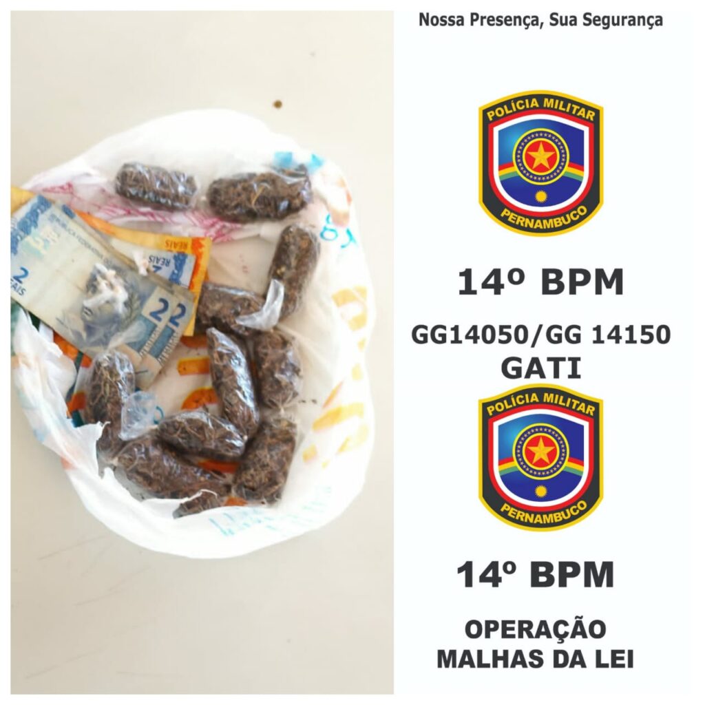 Maconha e crack apreendidos pela PM em ST