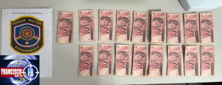 Cédulas falsas apreendidas em Ouricuri