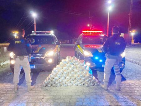 Droga apreendida em Belém do São Francisco
