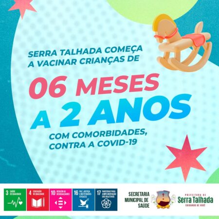 ST vacina crianças de seis meses a dois anos contra Covid-19