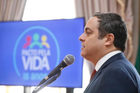 Paulo Câmara comanda última reunião do Pacto Pela Vida Última reunião do Pacto pela Vida da gestão de Paulo Câmara