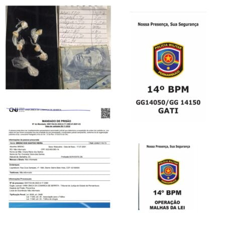 Homem é detido comercializando drogas em Serra Talhada