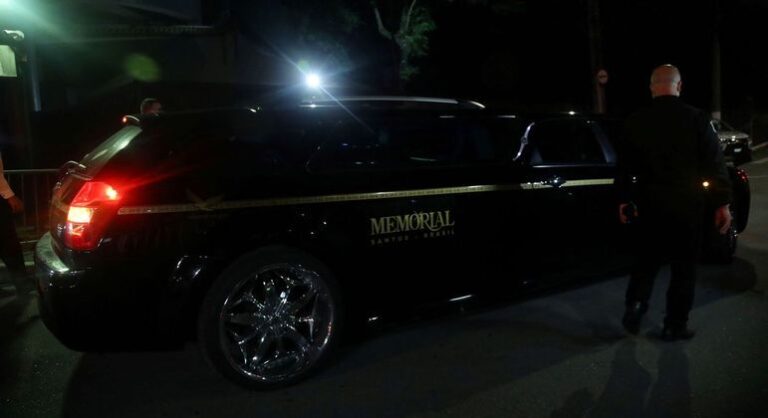 Corpo de Pelé chega ao estádio da Vila Belmiro para velório Velório de Pelé na Vila Belmiro, em SP