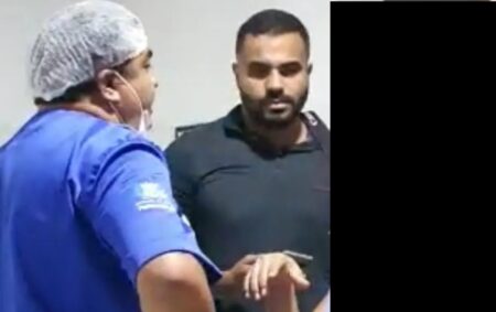 Médico dar voz de prisão e diz que vai algemar repórter por fiscalizar descaso