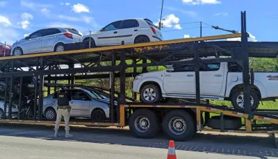 Apreensão de carro roubado em ST
