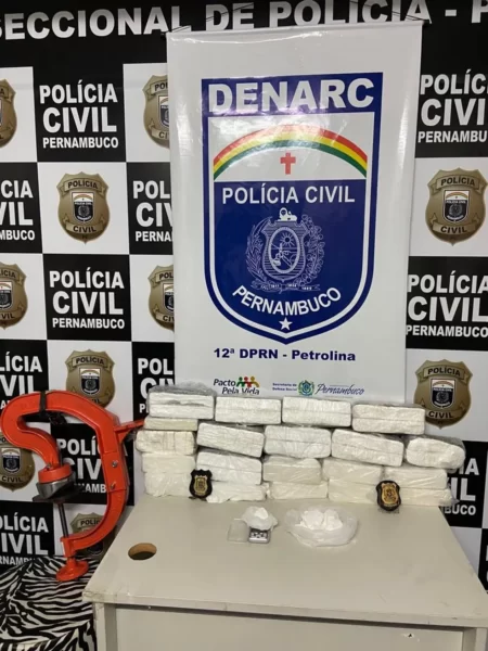 Apreensão de drogas em Petrolina
