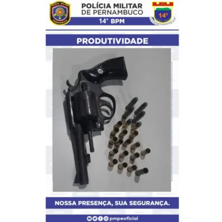 Homem é preso após disparos em via pública, em Serra Talhada